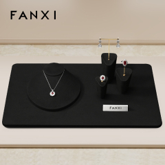 FANXI Wholesale Velvet Multi-coloroption Jewelry bust