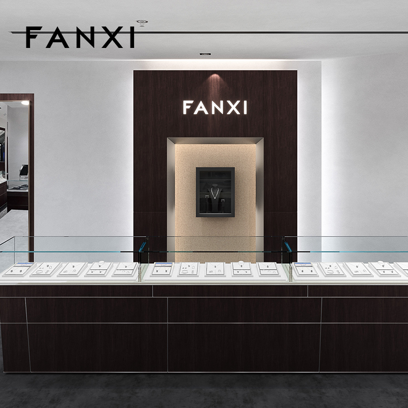 FANXI Fashion White metal Jewelry display set series