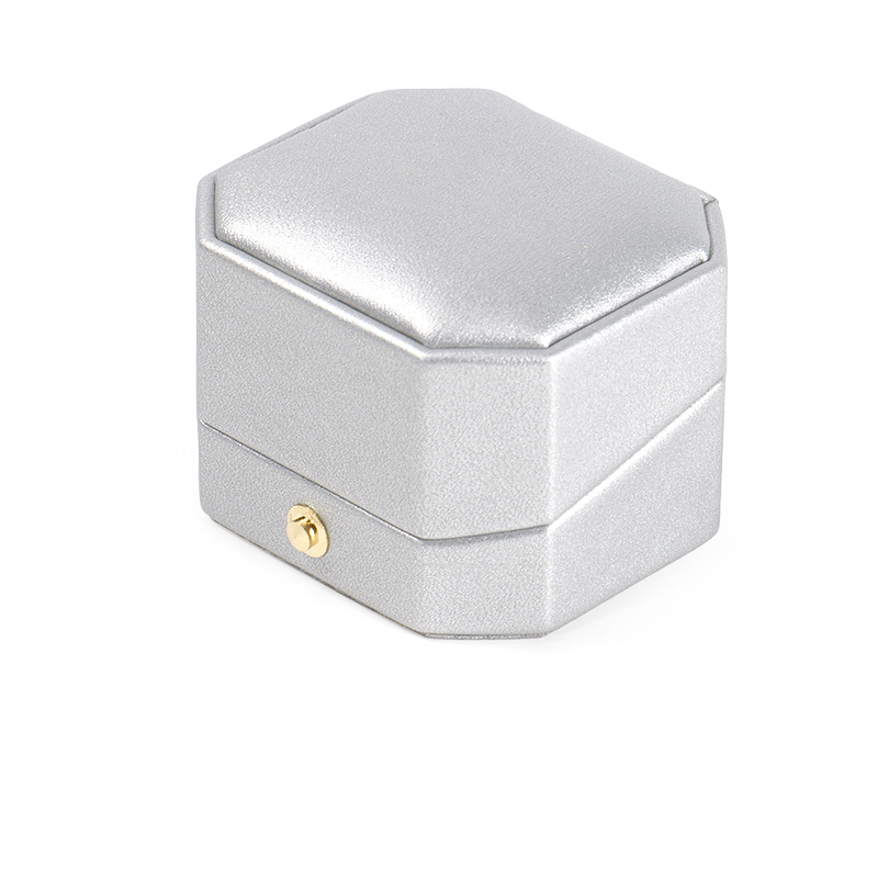 FANXI Custom silvery velvet leather earring box