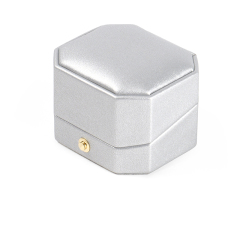 FANXI Custom silvery velvet leather earring box