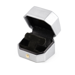 FANXI Custom silvery velvet leather earring box