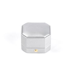 FANXI Custom silvery velvet leather Jewelry box