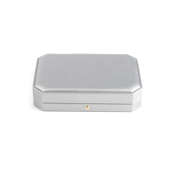 FANXI Custom silvery velvet leather big necklace box