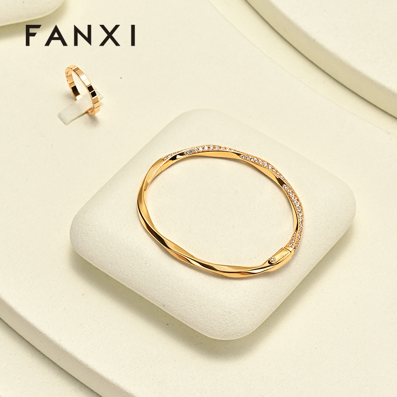 FANXI Factory off white Metal Jewelry Combination Set