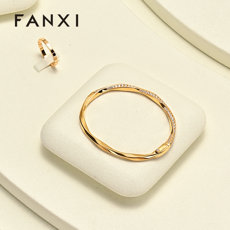 FANXI Factory off white Metal Jewelry Combination Set