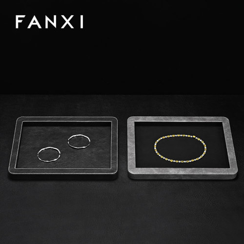 FANXI Fashion specific velvet Jewelry Display Plate