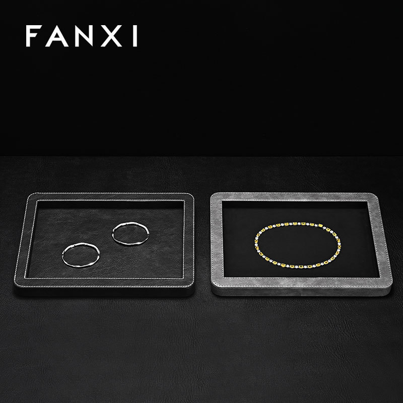 FANXI Fashion specific velvet Jewelry Display Plate
