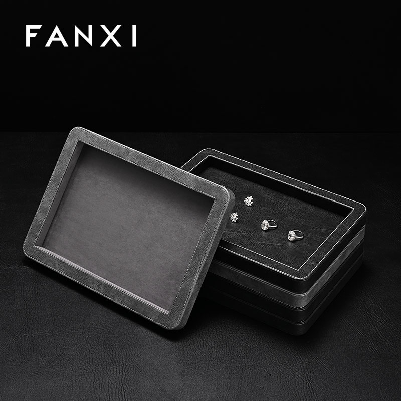 FANXI Fashion specific velvet Jewelry Display Plate