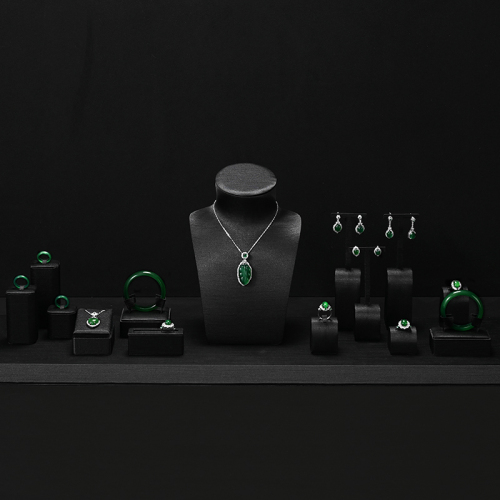 FANXI Hot sale black silk Jewelry Combination Set