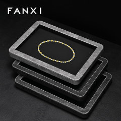 FANXI Fashion specific velvet Jewelry Display Plate