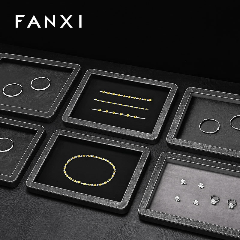 FANXI Fashion specific velvet Jewelry Display Plate