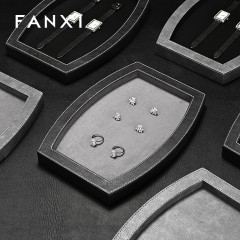 FANXI Luxury specific velvet Jewelry Display Plate