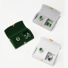 FANXI High quality polychrome velvet jewelry box
