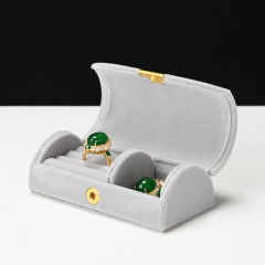FANXI High quality polychrome velvet jewelry box