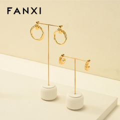 FANXI Fashion Beige Microfiber Jewelry display set