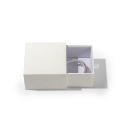 FANXI Custom white paper velvet bracelet box