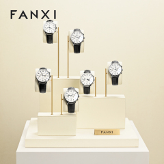FANXI Luxury Beige metal Jewelry Display