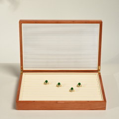 FANXI wholesale Blue leather Microfiber Jewelry box
