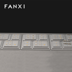 FANXI Factory grey microfiber jewelry combination set