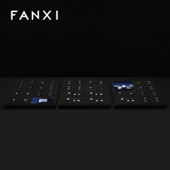 FANXI quality Black Microfiber Jewelry Combination Set