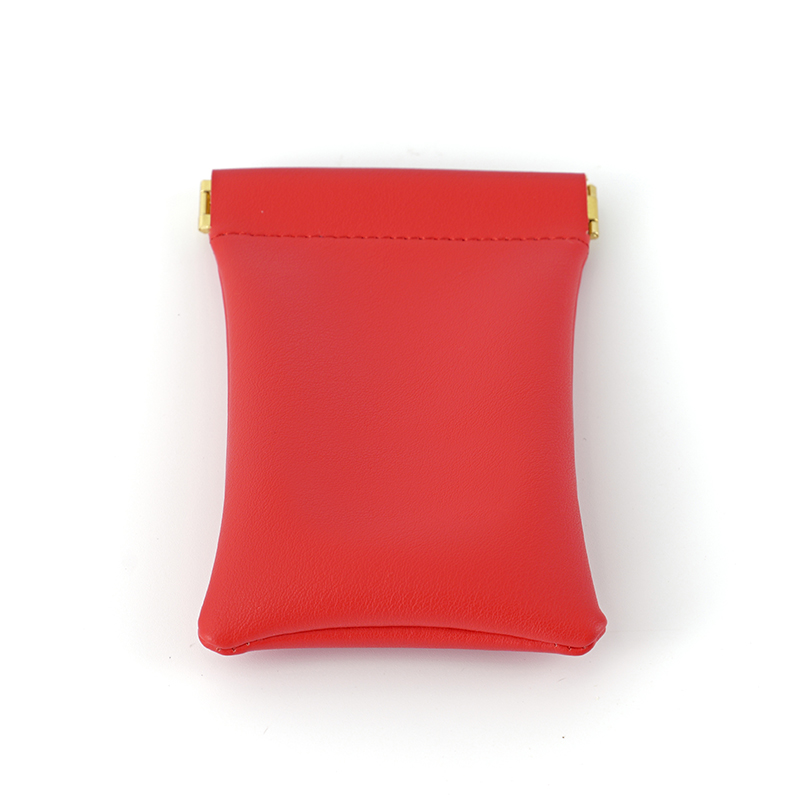 FANXI Custom red leather jewelry bag