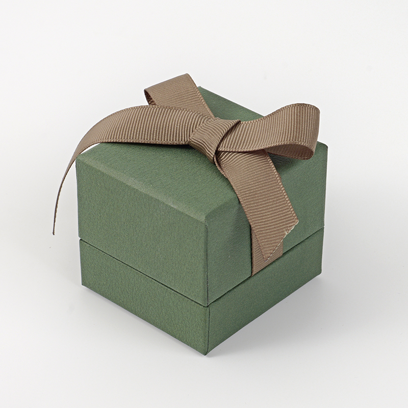 FANXI Custom olive green velvet ring box