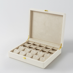 FANXI Custom white suede pendant case