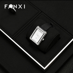 FANXI High quality Leather Black Jewelry display