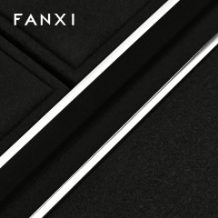 FANXI High quality Leather Black Jewelry display