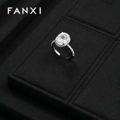FANXI Fashion Microfiber Black Jewelry Combination Set
