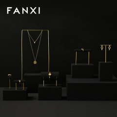 FANXI Wholesale metal Black Jewelry display set