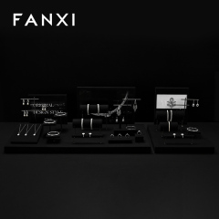 FANXI Wholesale black metal jewelry display set