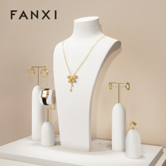FANXI hot sale White metal Jewelry Combination Set