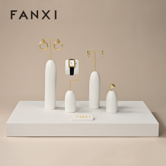 FANXI hot sale White metal Jewelry Combination Set