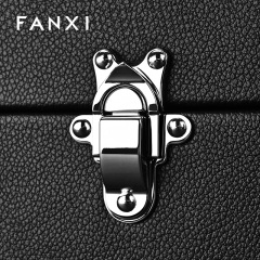 FANXI New arrival Black Metal Jewelry Storage Box