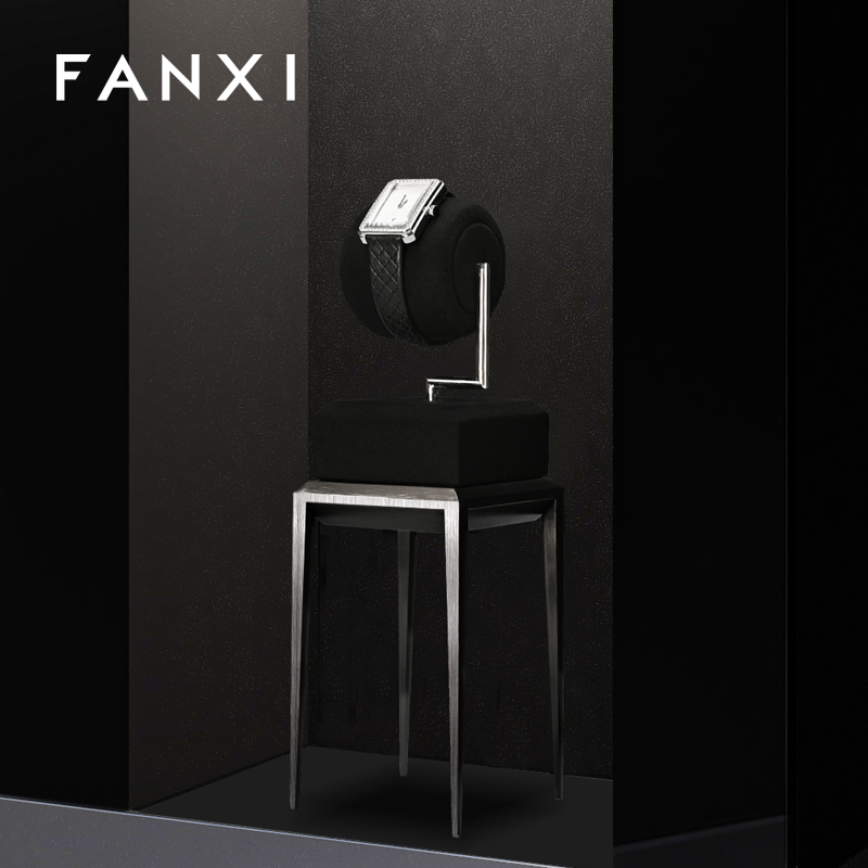 FANXI New arrival Black metal Jewelry Display Stand