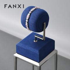 FANXI New arrival blue metal Jewelry Display Stand