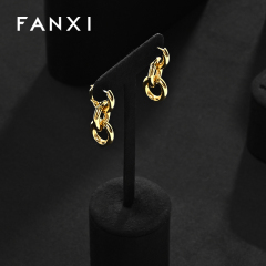 FANXI factory black Microfiber fashion jewelry set
