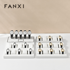 FANXI high quality Beige Microfiber Jewelry display set