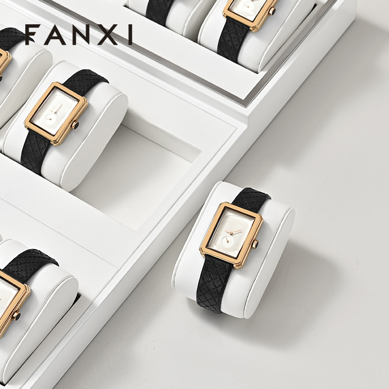 FANXI high quality Beige Microfiber Jewelry display set