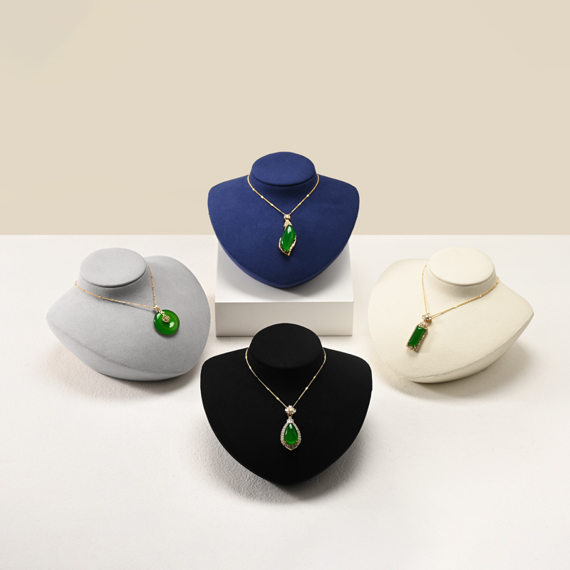 FANXI new arrival Multiple colors Microfiber Jewelry portrait stand