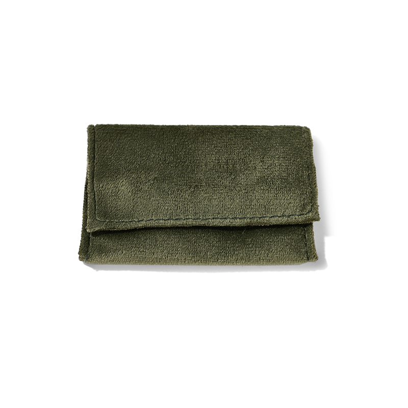 FANXI Custom bean green velvet pouch bag