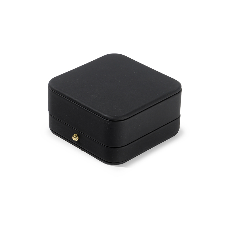 FANXI Custom black leather velvet bracelet box