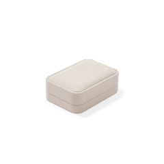 FANXI Custom beige microfiber necklace box