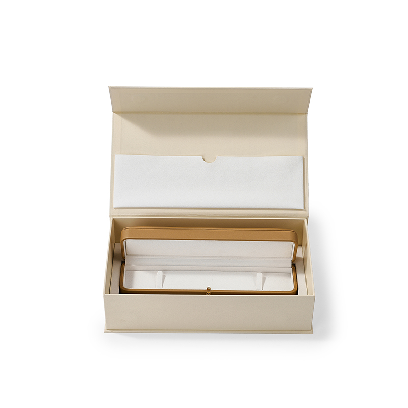 FANXI Custom brown magnetic paper long chain box