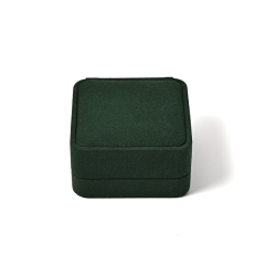 FANXI Custom blackish green microfiber earring box