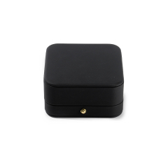 FANXI Custom black leather velvet bracelet box