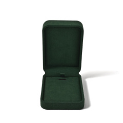 FANXI Custom blackish green microfiber pendant box