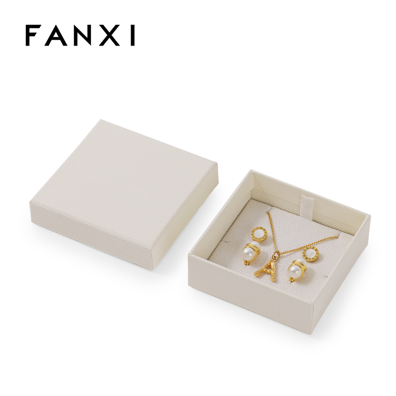 FANXI Custom beige leatherette paper velvet MP tray