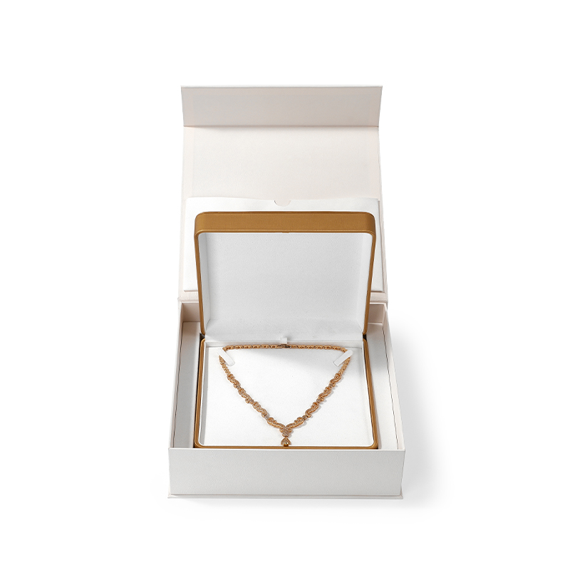 FANXI Custom white brown magnetic paper box